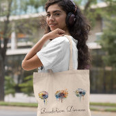 Tote Bag coloré aquarelle, personnalisable