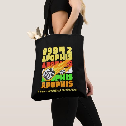 Tote Bag Coloré Astéroïde APOPHIS 2029 9942 (De près)