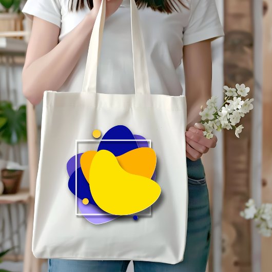 Tote Bag Coloré créatif géométrique