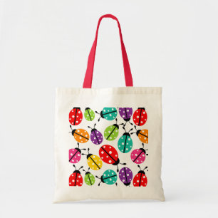 Tote Bag Coloré mignon Lady Bug Motif sans joint