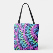 Tote Bag Coloré Retro Cravate-Dye (Dos)