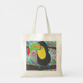 Tote Bag Coloré Tropical Toucan (Dos)