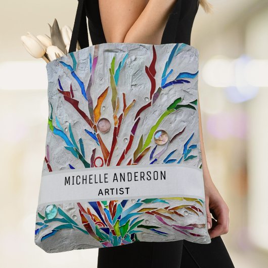 Tote Bag Colorée de l'artiste
