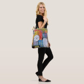 Tote Bag Colorful Abstract Geometric (Sur le modèle)