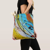 Tote Bag Colorful Abstract Modern Unique (De près)
