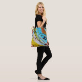 Tote Bag Colorful Abstract Modern Unique (Sur le modèle)