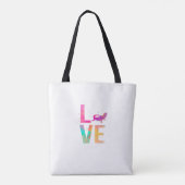Tote Bag Colorful Bearded Dragon (Dos)