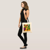 Tote Bag Colorful Cauliflower (Devant (modèle))