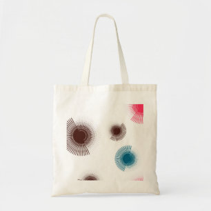 Tote Bag Colorful, cool, trend urban brush strokes circles