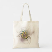 Tote Bag Colorful fractal ornament. Flower art (Dos)