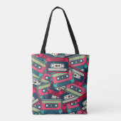Tote Bag Colorful Irregular Seamless Cassette Pattern. Uniq (Dos)