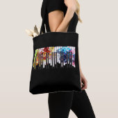 Tote Bag Colorful Piano Keys Music Lover Pianist (De près)