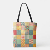 Tote Bag Colorful seamless patchwork pattern with abstract (Dos)