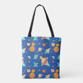 Tote Bag Colorful Space thème Motif avec Planètes (Dos)