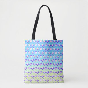 Tote Bag Columbine Bleu & Vert