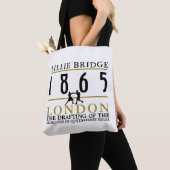 Tote Bag Combat de boxe, règles de Queensberry (De près)