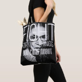 Tote Bag Combat de Ruth Bader Ginsburg pour les choses que (De près)