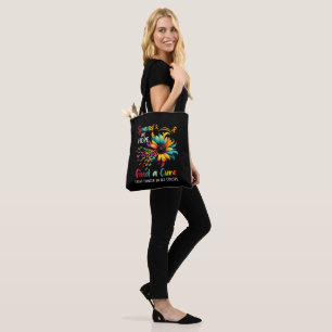 Tote Bag Combattre le cancer dans Tourner l'espoir Trouver