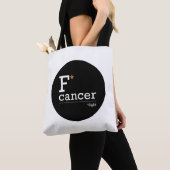Tote Bag combattre le cancer fourre-tout (De près)