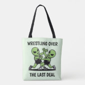 Tote Bag Combattre les Aliens (Dos)