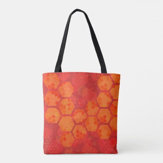 Tote Bag Combe de miel orange (Dos)