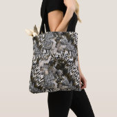 Tote Bag Combiné, ethnique, africain. (De près)