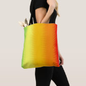 Tote Bag Combo rouge orange jaune vert (De près)