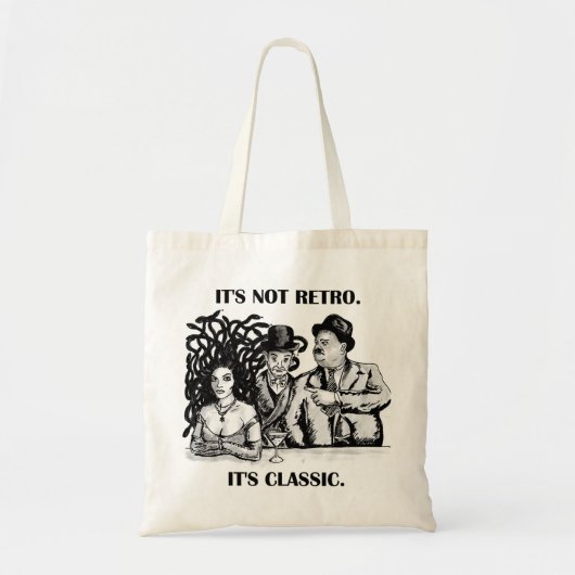 Tote Bag Comédie de classique de méduse (Devant)