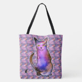 Tote Bag Comète Espace Dans Chat (Dos)