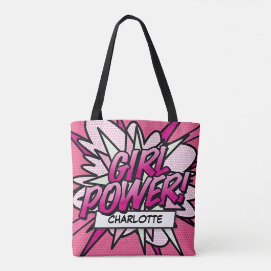 Tote Bag Comic Book Pink (Dos)