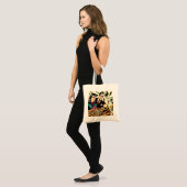 Tote Bag Comics Retro Goth Couple (Devant (modèle))