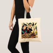 Tote Bag Comics Retro Goth Couple (Devant (produit))