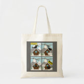 Tote Bag Comique de sécurité d'abord (Devant)