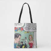 Tote Bag Comique romantique de les années 50 (Devant)