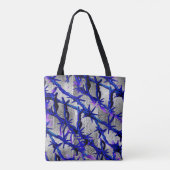 Tote Bag Comme du fil de fer barbelé (Dos)