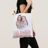 Tote Bag Comme Mère Comme Fille, Cadeau Personnalisé Maman (De près)
