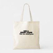 Tote Bag Comme une pierre de rein (Dos)