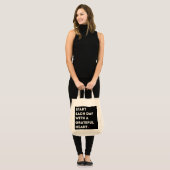 Tote Bag Commencez chaque journée avec un coeur reconnaissa (Devant (modèle))