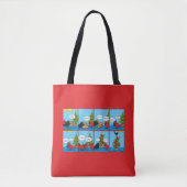Tote Bag Comment décorer une bande dessinée d'arbre de Noël (Devant)