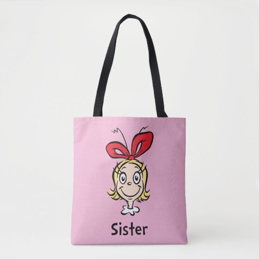 Tote Bag Comment Grinch Stol Christmas | Grinch Sister (Devant)