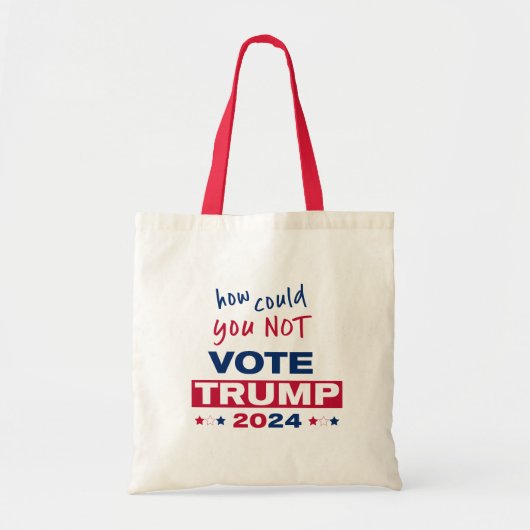 Tote Bag Comment ne pas voter TRUMP 2024 (Devant)