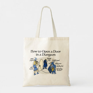 Tote Bag Comment ouvrir une porte dans un Humour RPG Dungeo