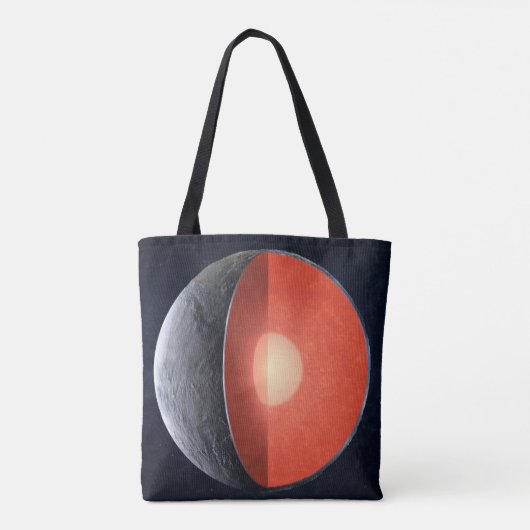 Tote Bag Comment Une Planète Rocheuse Se Forme. (Dos)