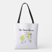 Tote Bag Comms autocollant Unicorn (Dos)