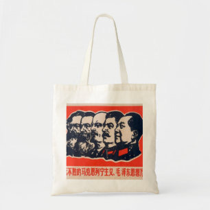 Tote Bag Communist Heads Propaganda Chairman Mao Stalin