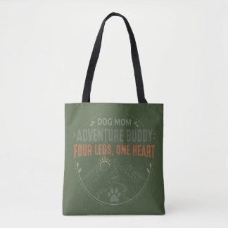 Tote Bag Compagne d'aventure Maman Chien Quatre Pattes Un C