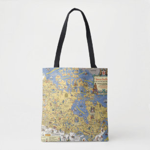 Tote Bag Compagnie de baie de Hudson - carte du Canada