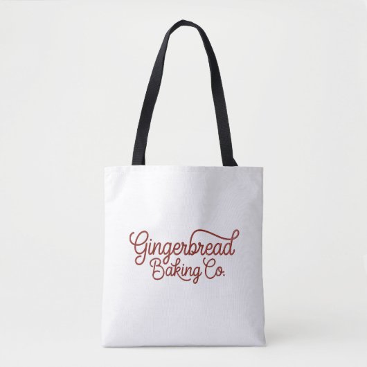 Tote Bag Compagnie de Biscuits de Noël au Gingembre  (Devant)