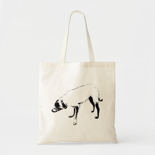 Tote Bag Compagnon de chasse à la feuille (Devant)