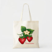 Tote Bag Compagnon de marché fraise (Devant)